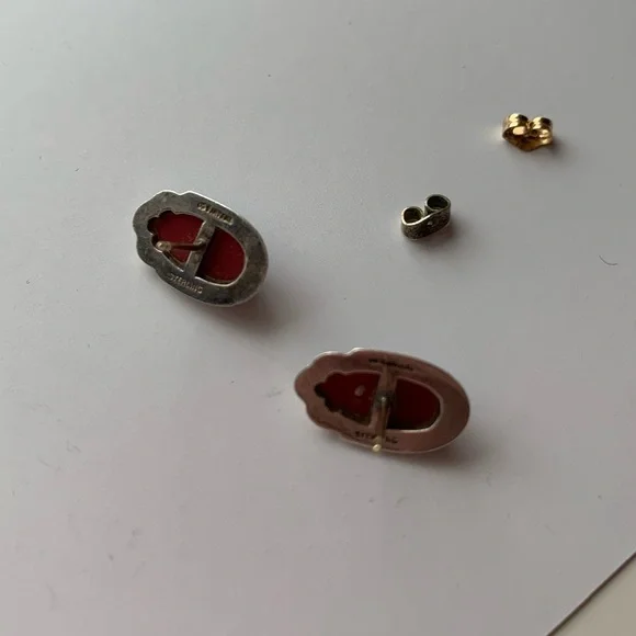 TIFFANY glass Scarab Earrings - Picture 10 of 16